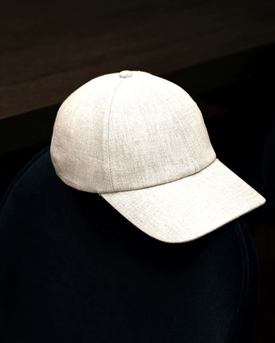 Washed Cotton Cap in Stone