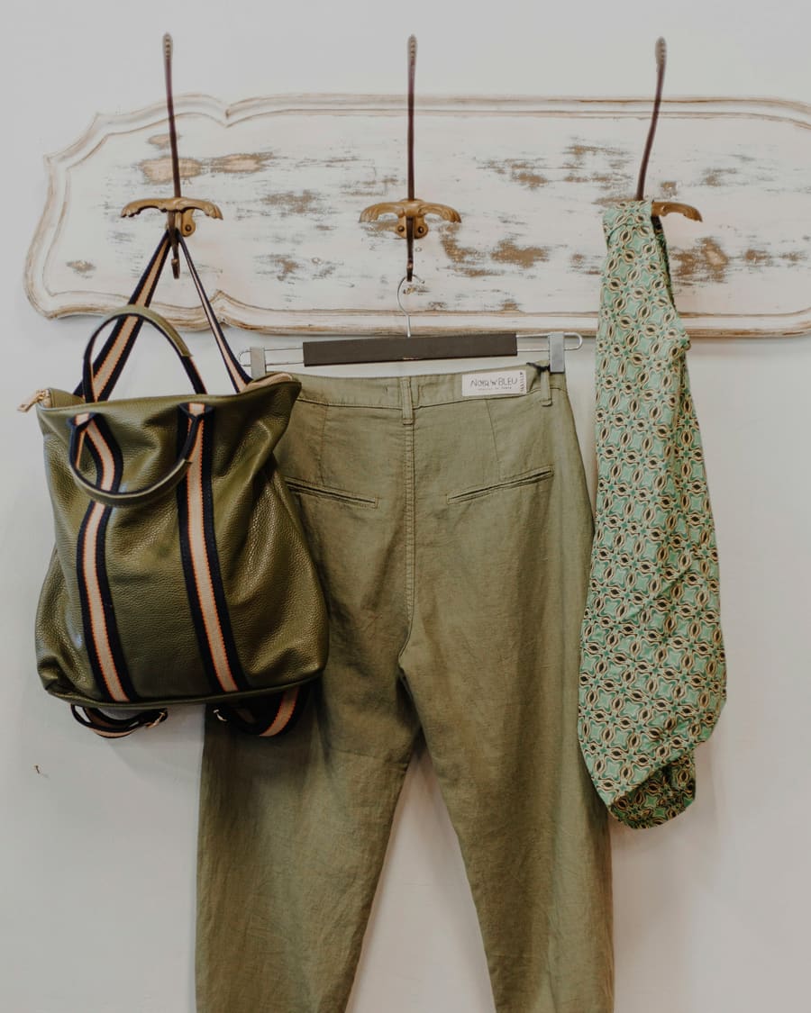 Garment-Dyed Chino in Khaki