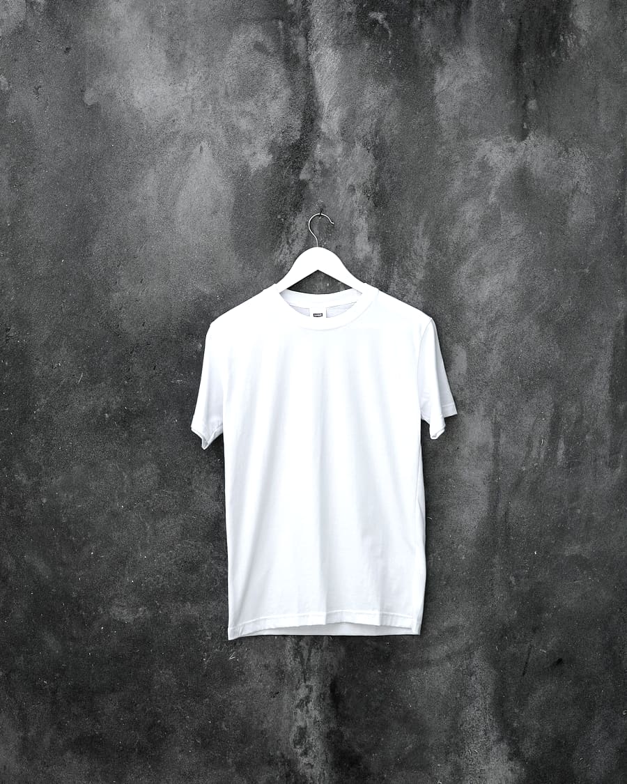 Silk-Cotton Tee in Chalk
